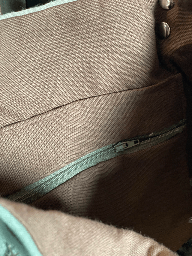 Sac en toile militaire recyclée