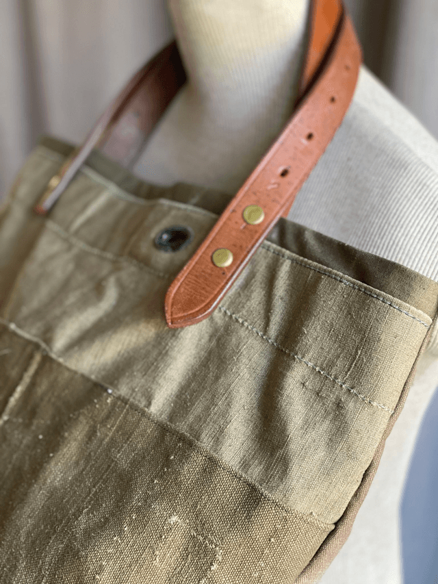 GRAND SAC EN TOILE MILITAIRE