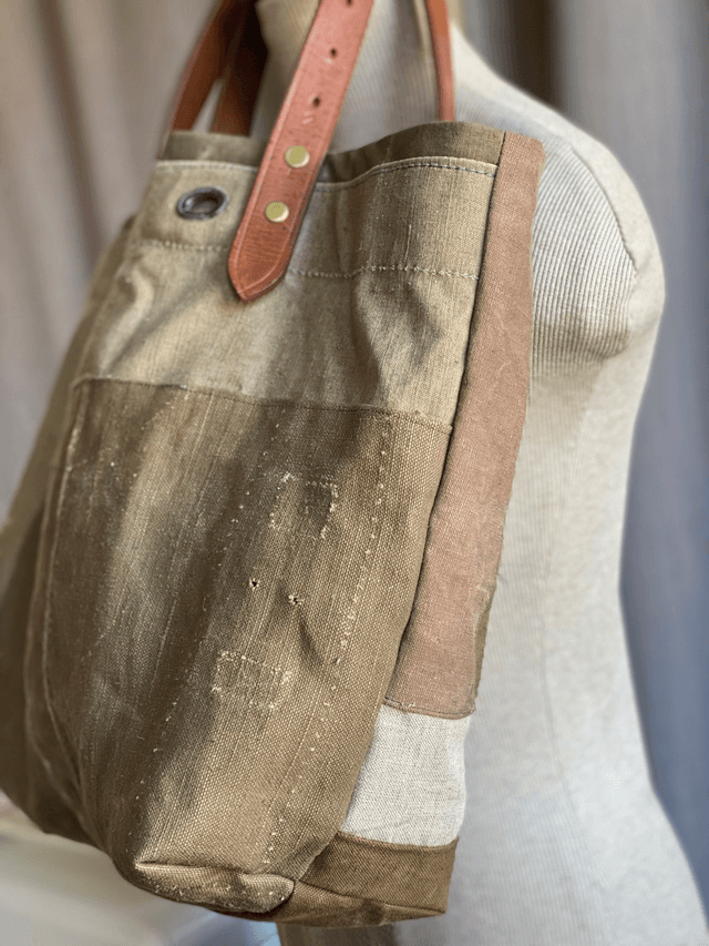 GRAND SAC EN TOILE MILITAIRE