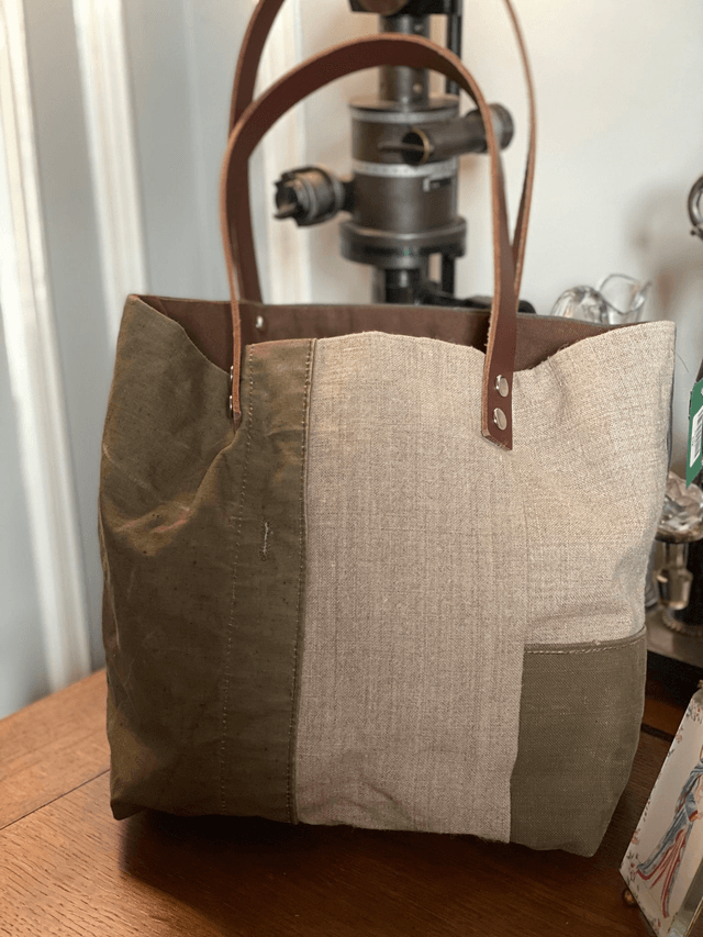 Sac en toile militaire recyclée