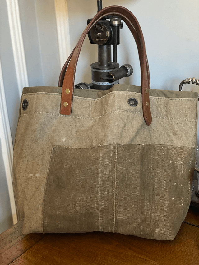 GRAND SAC EN TOILE MILITAIRE