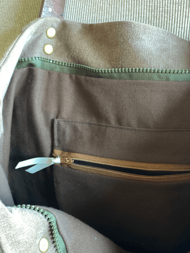 GRAND SAC EN TOILE MILITAIRE