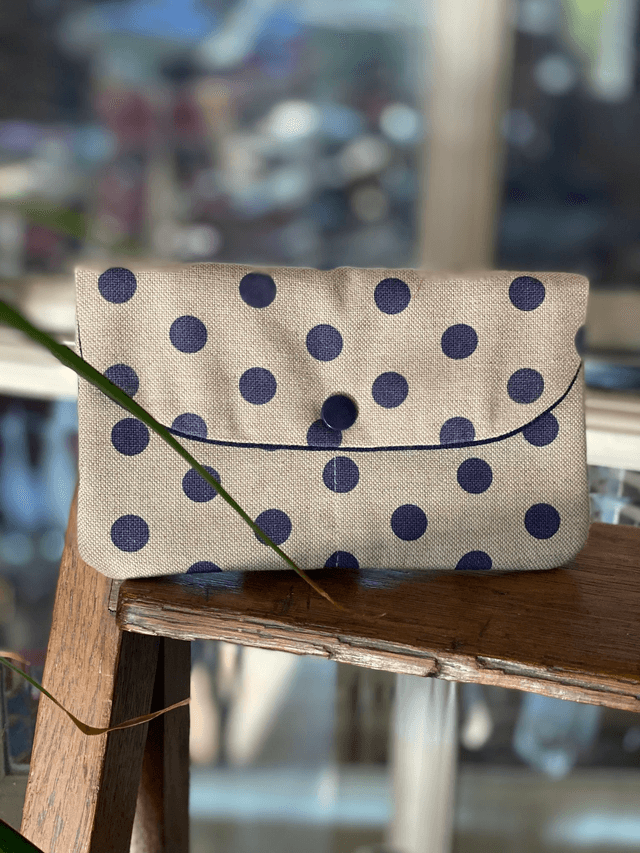 Portefeuille léger en coton