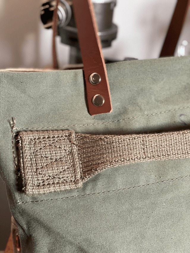 Sac en toile militaire recyclée
