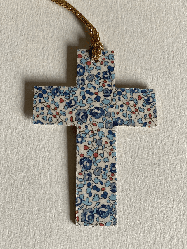 Croix ELOISE BLEU
